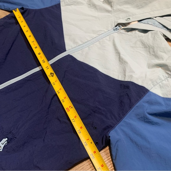 Blue weatherproof hooded windbreaker jacket sz S - Picture 5 of 6